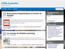 Tablet Screenshot of celia-lamotte.com